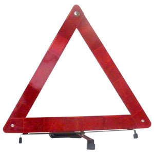 TRIANGULO DE SEÑALIZACION DE PLASTICO