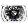 UNIDAD CUADRADA DIAMANTADA 7in C/LEDS BLANCO