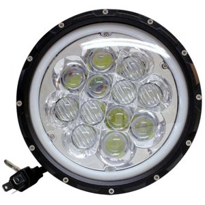 UNIDAD REDONDA 7in DE 78W CON 12 HIPER-LEDS