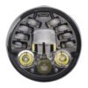 UNIDAD REDONDA DE 7" CON 22 LEDS C/LUPA BLANCO OJO DE ANGEL BICOLOR