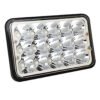 UNIDAD CUADRADA 5in CON 15 HIPER-LEDS DE 3W C/U PAR
