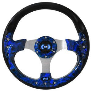 VOLANTE DEPORTIVO 3 BRAZOS AZUL (PIEZA)