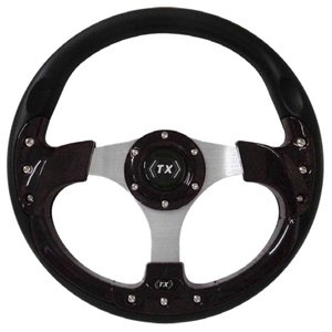 VOLANTE DEPORTIVO 3 BRAZOS CROMADO