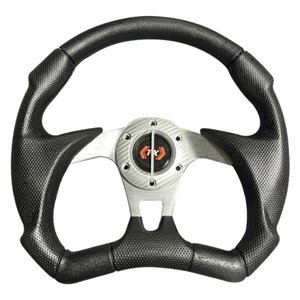 VOLANTE TIPO D CON 3 BRAZOS CROMADO