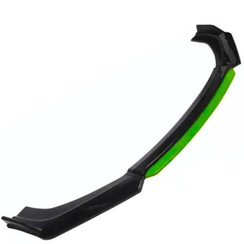 LIP SPOILER UNIVERSAL 183CM NEGRO CON  BORDE GREEN (JUEGO)