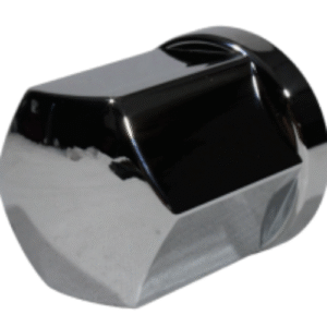 CAP-P431 CAPUCHÓN PLÁSTICO CROMADO ROSCA HEXAGONAL CORTO
