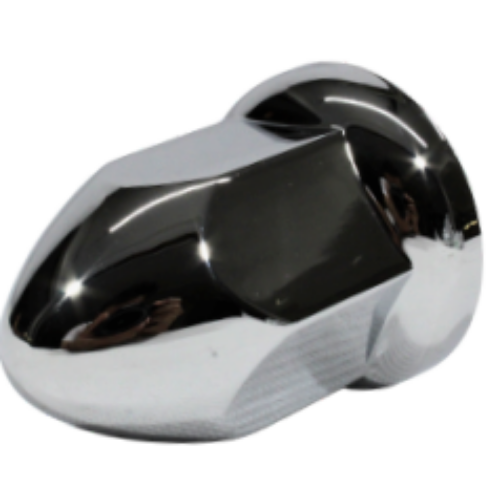 CAPUCHÓN PLÁSTICO CROMADO PRESION HEXAGONAL 71MM ALTO (PIEZA)