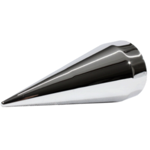 CAP-P482 CAPUCHÓN PLÁSTICO CROMADO PRESION CONO 33MM ALTO (PIEZA)