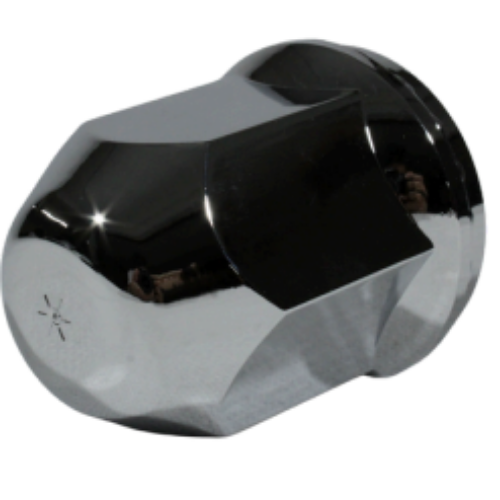 CAP-P502 CAPUCHÓN PLÁSTICO CROMADO HEXAGONAL CONO 67MM ALTO (PIEZA)