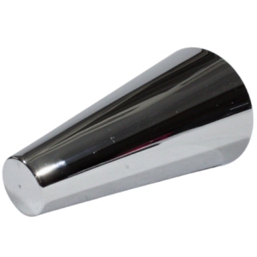 CAPUCHÓN PLÁSTICO CROMADO CONO 105MM ALTO (PIEZA)