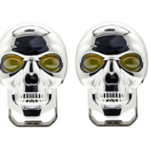 FA-LHCAL2RGB FARO TIPO CALAVERA CON 2 HIPER LEDS 20W BLANCO/AMARILLO CON LUPA, 5 FUNCIONES DE ESTROBO Y CARCASA RGB