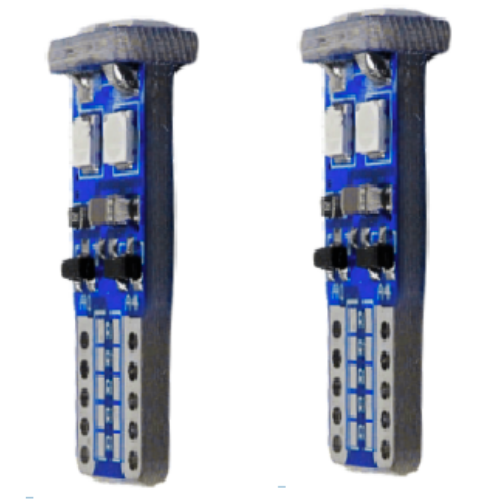 FO-CAN1586B FOCO DE PELLIZCO CON 6 HIPER LEDS T10 Y CANBUS AZUL (PAR)