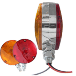 PLAFON REDONDO 14 LEDS C/ ESTROBO DOBLE CARA ÁMBAR/ ROJO TIPO SEM+AFORO