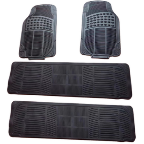 TAPETE GRUESO 4 PIEZAS NEGRO PARA MINIVAN 4.6KG (JUEGO)