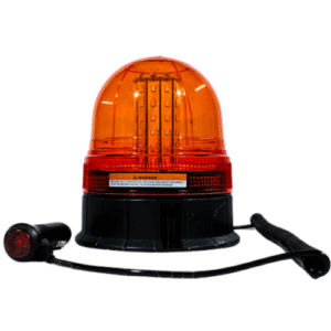 TORRETA CON 50 HIPER LEDS CON 3 FUNCIONES DE ESTROBO, IMAN Y ENTRADA AL ENCENDEDOR AMBAR (PAR)