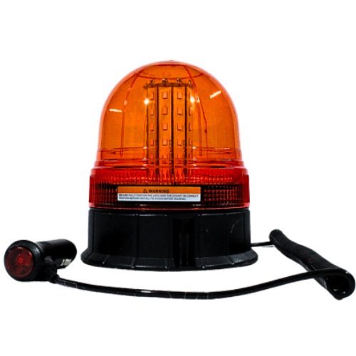 TORRETA CON 50 HIPER LEDS CON 3 FUNCIONES DE ESTROBO, IMAN Y ENTRADA AL ENCENDEDOR AMBAR (PAR)