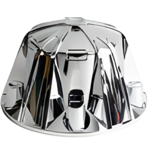 CAP-PTC250 COPA ALTA CROMADO PARA RIN DE CAMIÓN CON 5 CAPUCHONES