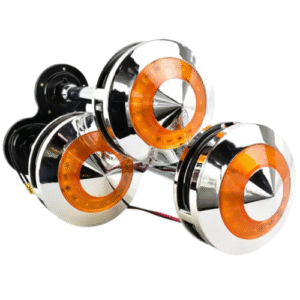 CL-503L CORNETA DE AIRE TRIPLE PARA CAMIÓN C/LUZ