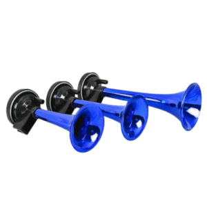 CL-83CB CORNETA DE AIRE TRIPLE CROMADA AZUL