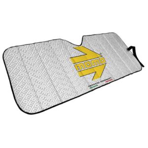 PARASOL FRONTAL MOMO PLATA DOBLE BURBUJA 130X60 CM