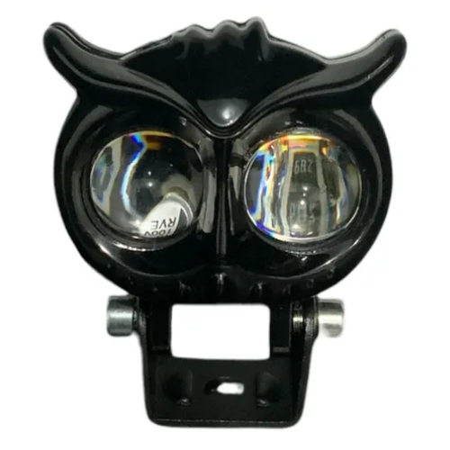 FA-LHBL2CBCY FARO TIPO BUHO CON 2 HIPER LEDS 20W BLANCO/AMARILLO CON LUPA, 5 FUNCIONES DE ESTROBO Y CARCASA CARBON (PZA)