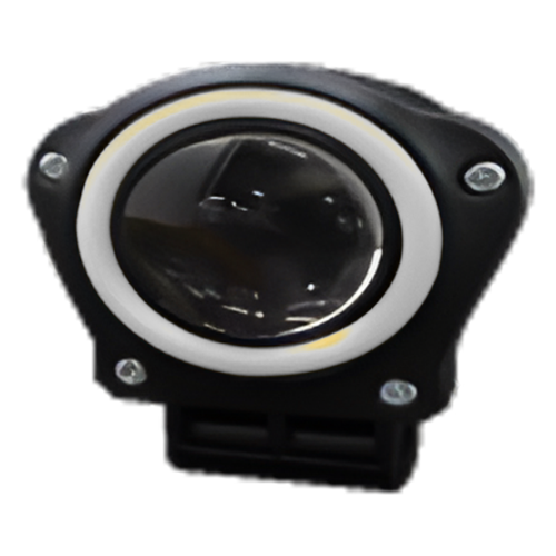 FA-LHGR1LCC FARO CON LUZ LED BLANCA ESTROBO , LUPA Y OJO DE ANGEL TIPO GEL BLANCO (PIEZA)