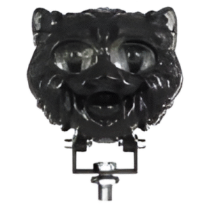 FA-LHL25CY FARO TIPO LEON CON 2 HIPER LEDS 20W BLANCO/AMARILLO CON LUPA Y 5 FUNCIONES DE ESTROBO