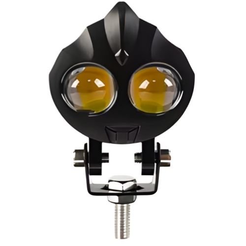 FA-LHU2NCY FARO TIPO ULTRA CON 2 HIPER LEDS 20W BLANCO/AMARILLO CON LUPA, 5 FUNCIONES DE ESTROBO Y CARCASA NEGRA (PIEZA)