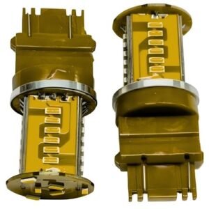 FO-L315730FY FOCO 3157 CON 30 HIPER LEDS CON FUNCIÓN DE FLUJO Y FLASH AMBAR (PAR)