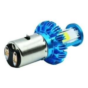 FO-MCBA204B FOCO LED ALUMINIO P/ MOTOCICLETA 4 CARAS BA20 AZUL (PIEZA)