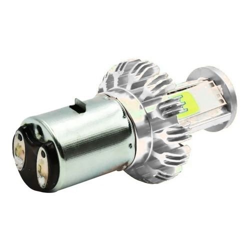 FOCO LED ALUMINIO P/ MOTOCICLETA 4 CARAS BA20 PLATA (PIEZA)