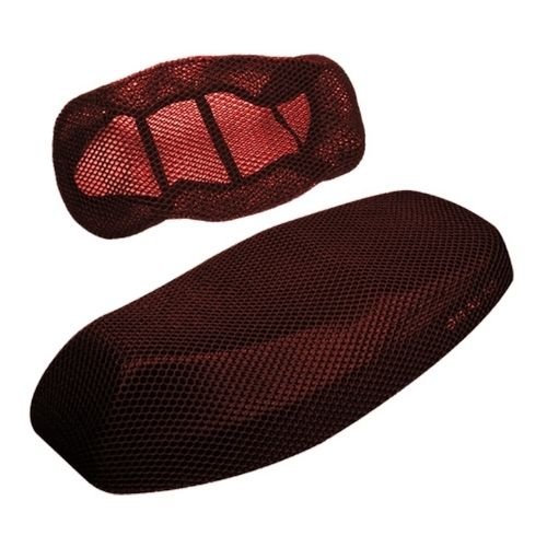 FUNDA PARA MOTO C/MALLA UNIVERSAL ROJA DE 112x57 cm GRANDE (PIEZA)