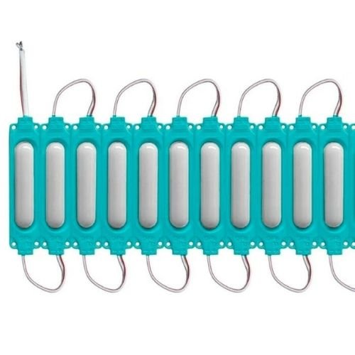 TIRA TIPO CHIP CON 9 LED 5730 ICE BLUE 20 PCS (TIRA 20 PZAS)