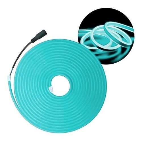 LA-G5IB ROLLO DE LED FLEXIBLE TIPO MANGUERA DE GEL 5M ICE BLUE (ROLLO)