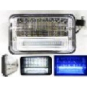 UNIDAD 5 PULGADAS 135W CON FRANJA COB AZUL ALTA Y BAJA 12/24V (PAR)