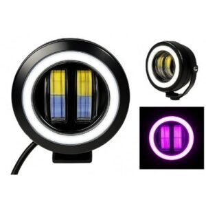 FL-127_STR_PINK FARO DE LED DE 20 WATT CON ARILLO ROSA LUZ FIJA Y ESTROBO (PAR)