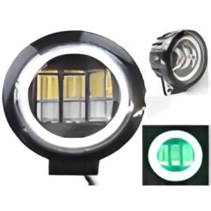 FARO DE LED DE 30 WATT CON ARILLO VERDE LUZ FIJA Y ESTROBO (PAR)