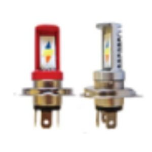 FOCO105H4_RED FOCO DE LED PARA MOTOCICLETA 18W ENTRADA H4 ROJO (PZA)