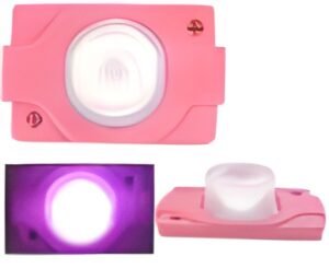 MODULOS DE LED 1 LED 2.9 X 3.7CM ROSA (20 PZAS)
