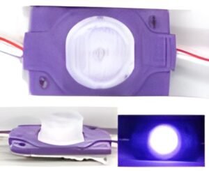 MODULOS DE LED 1 LED 2.9 X 3.7CM MORADO (20 PZAS)