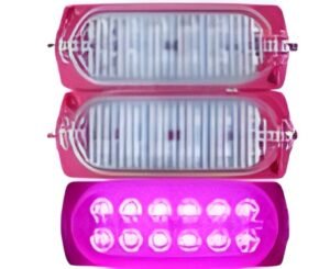 MODULOS DE LED CUERPO MISMO COLOR DEL LED  TOTAL 1.5 WATT CADA  LED ROSA 10.4 X 3.8 X 0.8CM (20 PZAS)