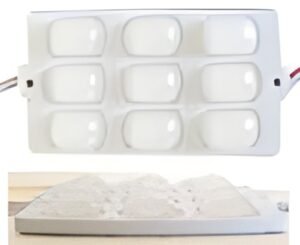 MODULOS DE LED CUERPO MISMO COLOR DEL LED  TOTAL 1.5 WATT CADA  LED BLANCO 7.4 X 4.5 X 1CM (20 PZAS)