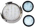 MULT-1481-WH PLAFON UNIVERSAL REDONDO 30 LEDS BASE CROMO 12V/24V BLANCO (PZA)