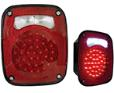 PLAFON UNIVERSAL POSTERIOR 36 LEDS ROJOS 8 BLANCOS CON FUNCIONES 12/24V (PZA)