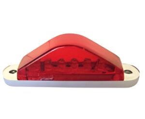 MULT-2405-TRNS-RD-RD PLAFON UNIVERSAL LATERAL 6 LEDS 12/24V ROJO (PAR)