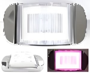 MULT-6427-PK PLAFON UNIVERSAL LATERAL 8 LEDS CON LUZ GEL 12/24V ROSA (PAR)