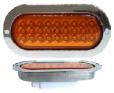 MULT-6571C-STR-AM PLAFON UNIVERSAL LATERAL 27 LEDS 12/24V AMBAR (PZA)