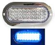 PLAFON UNIVERSAL LATERAL 27 LEDS 12/24V AZUL ICE (PZA)