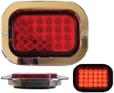 MULT-6600-RD PLAFON UNIVERSAL 24 LEDS 12/24V ROJO (PZA)