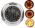 PLAFON UNIVERSAL DE 39 LEDS GIRATORIA 12/24V 13.7CM ROJO/AMBAR (PZA)
